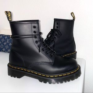 Black Dr. Martens 1460 Bex 8-Eye Boots